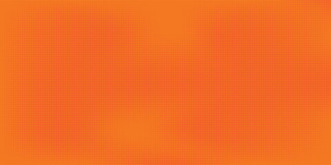 Dots halftone orange color pattern gradient texture with technology digital background. Dots pop art comics with summer background