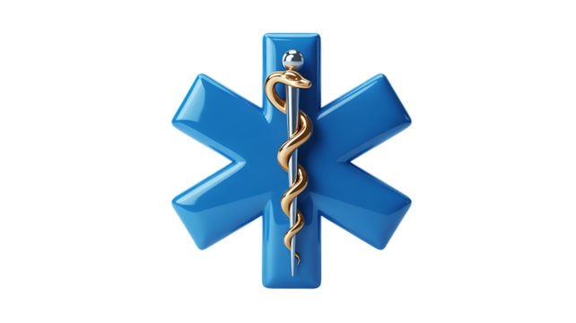 dimensional medical symbol creative concept
