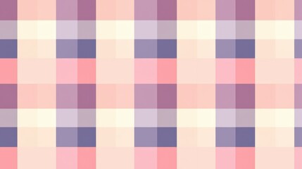 Colorful abstract pattern with squares in soft pink, purple and cream shades suitable for backgrounds, textiles, wallpapers and design projects