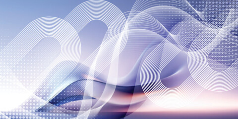 White minimal abstract background with geometric shapes. Elegant Light purple Abstract Wave Background