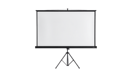 Blank projection screen installation tips