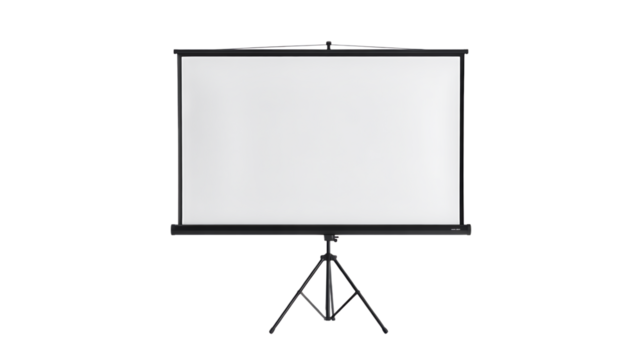 Blank projection screen installation tips