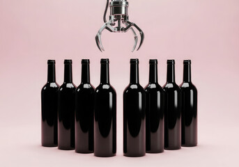 Quality Control: The Precision of a Robotic Claw in a Production Setting.