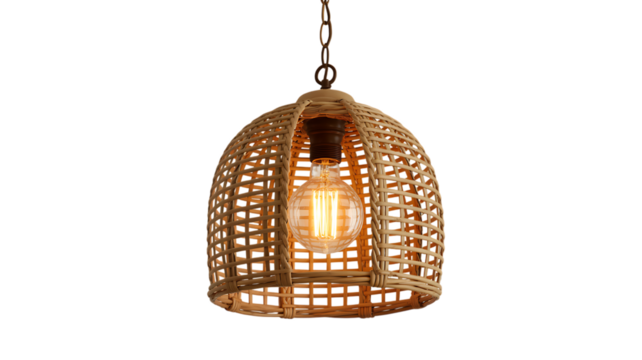 Lamp in the basket flickers