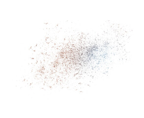 Fototapeta premium Rose Gold and Blue Glitter Elements