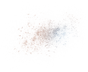 Rose Gold and Blue Glitter Elements