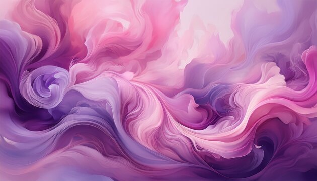 soft swirling pink and purple abstract smoke clouds created with digital art techniques - Powered by Adobe