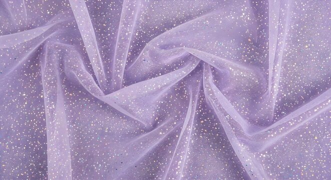 Pastel purple texture glitter background tulle fabric holographic lavender