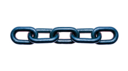 Obraz premium Metal chain steel link strong industrial heavy connection security durable isolated metal chain with interlocking steel links strong and durable symbolizing connection and security isolated
