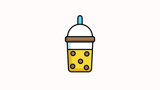Bubble tea animation