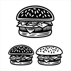 Vegetarian Mushroom Swiss Cheese Burger, A Gourmet Healthy Recipe.