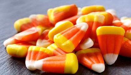 candy corn treats closeup