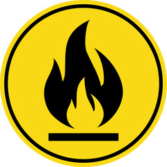 Hazard danger vector signs set. Radiation sign, High voltage sign, Exclamation point, Biohazard sign, Gas flame sign, Toxic sign, Laser, CO2, Magnet, Low temperature, EX. Road, Caution warning danger