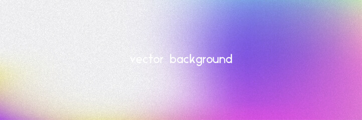 Noise Gradient Background. Abstract Grainy Bg In Pink, Purple And Blue Colors. Iridescent Hologram. Pearlescent Holographic Texture With Rainbow Foil. Modern Photo Wall With Soft Splash