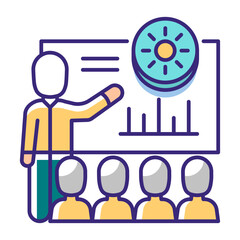 This Job Training icon is suitable for Poverty.
