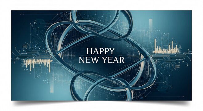 Happy New Year Hanging red Christmas bauble balls with realistic gold 3d numbers 2024 and snowflakes. Watch with Roman numeral and countdown midnight, eve for New Year. Merry Christmas. Vector.