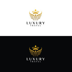 Premium Luxury Travel Brand Logo Template