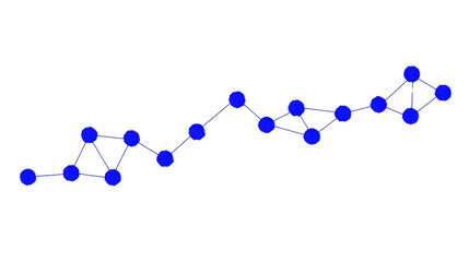 Blue molecule structure science chemistry connection network abstract digital technology education research innovation futuristic data biology medical laboratory communication geometric modern