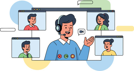 Virtual Meeting and Online Collaboration Platform