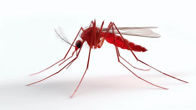 Detailed image of a mosquito, showcasing its anatomy and features.
