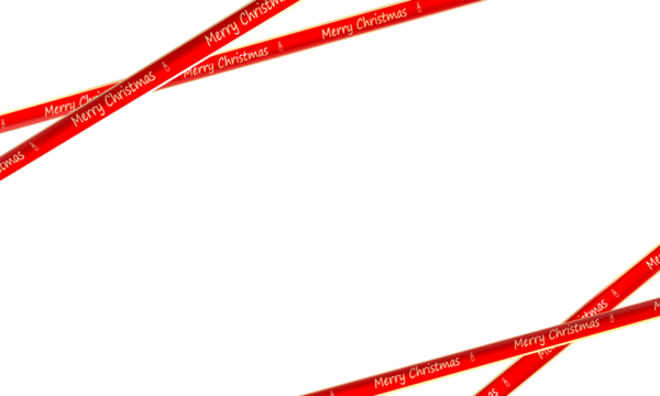 Red ribbon 3d gold merry christmas