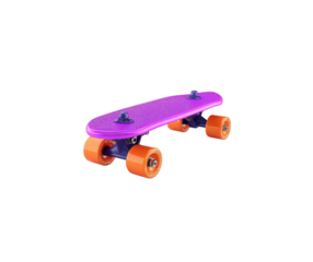 skateboard isolated on white