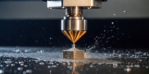 Industrial automation showing precision 3d printing. This additive manufacturing technology creates space for innovation driving modern economy and future industrial growth