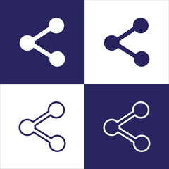 Share Icon Template Vector Design