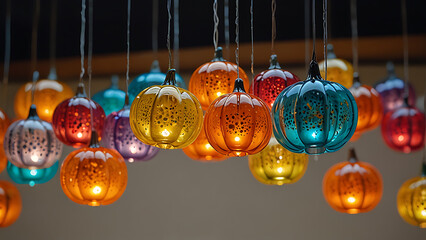 christmas baubles on a white background
