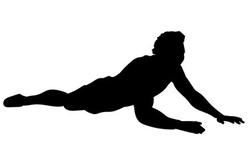Figure of soccer player sliding face down in celebration of a goal