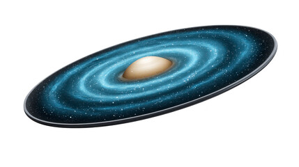 Spiral galaxy cosmic disk star cluster glowing core deep space astronomy science universe celestial cosmic swirl vibrant blue galactic structure outer space cosmic dust stellar formation cosmic