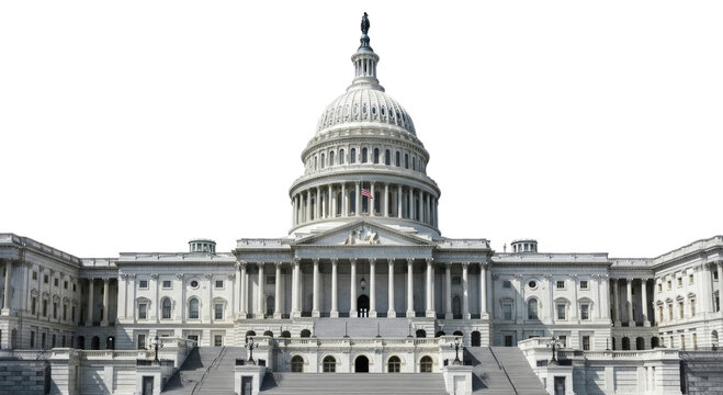 United states capitol building transparent background cutout png