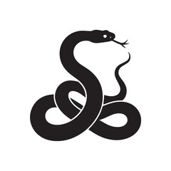 Fototapeta premium Danger and Poison Symbol. Mystical, Gothic, or Mythology Animal Graphic.