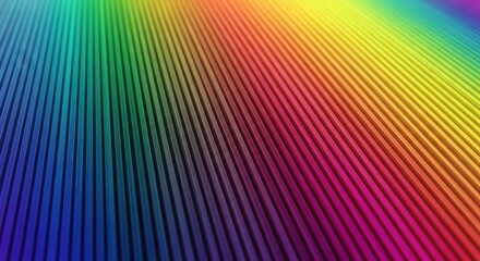 Obraz premium Vibrant rainbow colors flowing across a textured surface