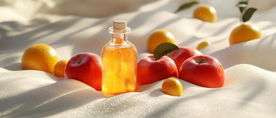 Luscious Red Apples and Kumquats Arrangement