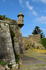 les fortifications du Ch&acirc;teau Saint Philippe sur l&rsquo;estuaire du Ferrol en Galice
