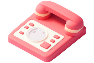 3d voicemail icon with retro cassette tape design perfect for digital communications and apps transparent background