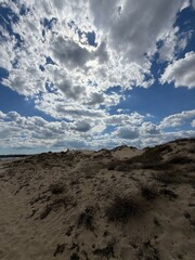 clouds over the mountains