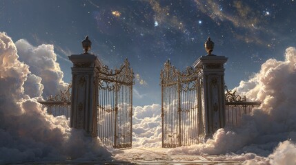 Heavens Gate - A Celestial Entrance to the Afterlife.