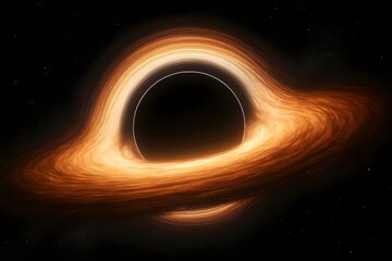 Artistic representation of a black hole accretion disk