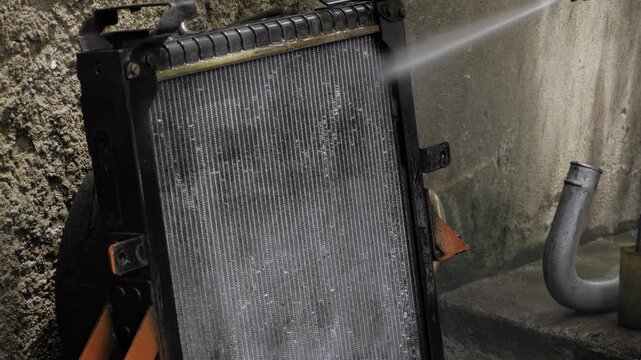 Stream of Water Erupting from a Radiator - A Surprising Sight