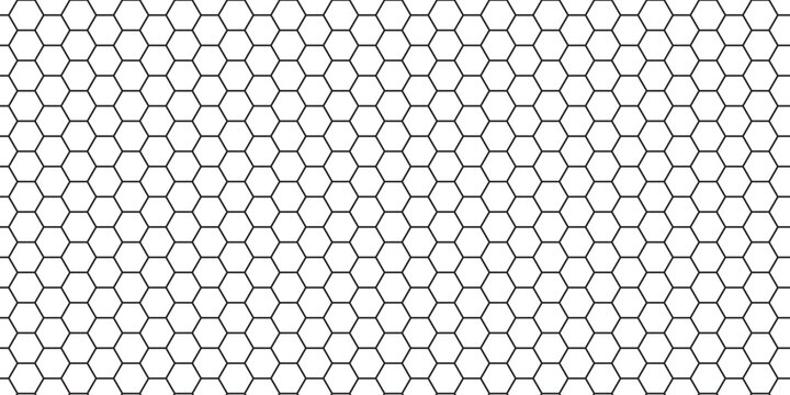Abstract square digital grid pattern background with hexagons. modern hexagon polygonal technology vector. seamless bright white abstract honeycomb science digital texture background