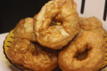 Sfenj Close Up, Moroccan Donuts