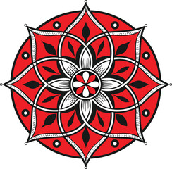 Mandala Pattern Stencil doodles sketch