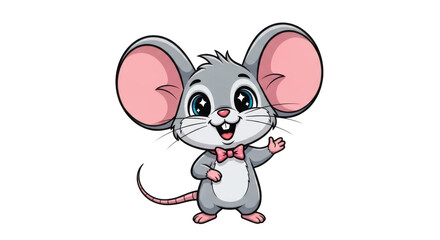 Mouse isolated on transparent background