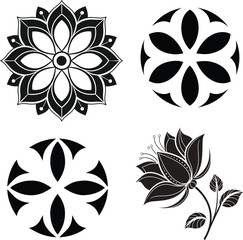 Mandala Pattern Stencil doodles sketch