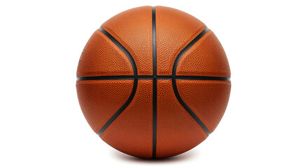Fototapeta premium Basketball isolated on white background