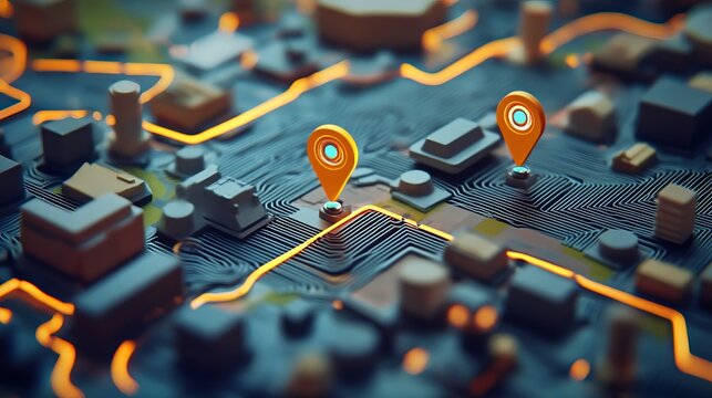 Navigate Future Tech Landscapes with Stunning Precision Location Markers, Guiding Innovation and Connecting the Digital World with Elegant Simplicity