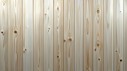 Obraz premium Light beige wooden paneling background, featuring vertical planks. Possible use stock photo for home decor or interior design