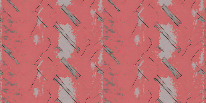 Repeating Pattern of Coral Pink and Grey Textures background